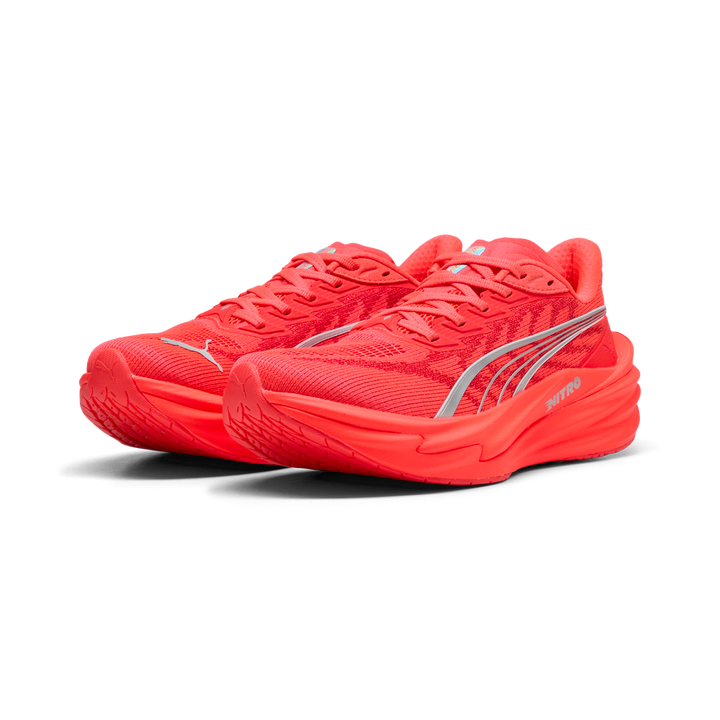 Puma Womens Deviate NITRO 4 - Ultra Red/Puma Silver - Neutral - AW26