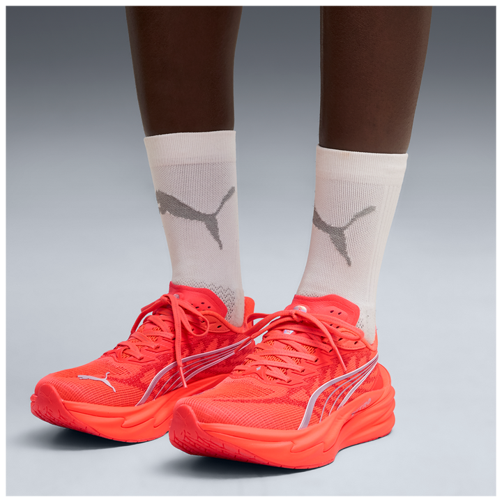 Puma Womens Deviate NITRO 4 - Ultra Red/Puma Silver - Neutral - AW26