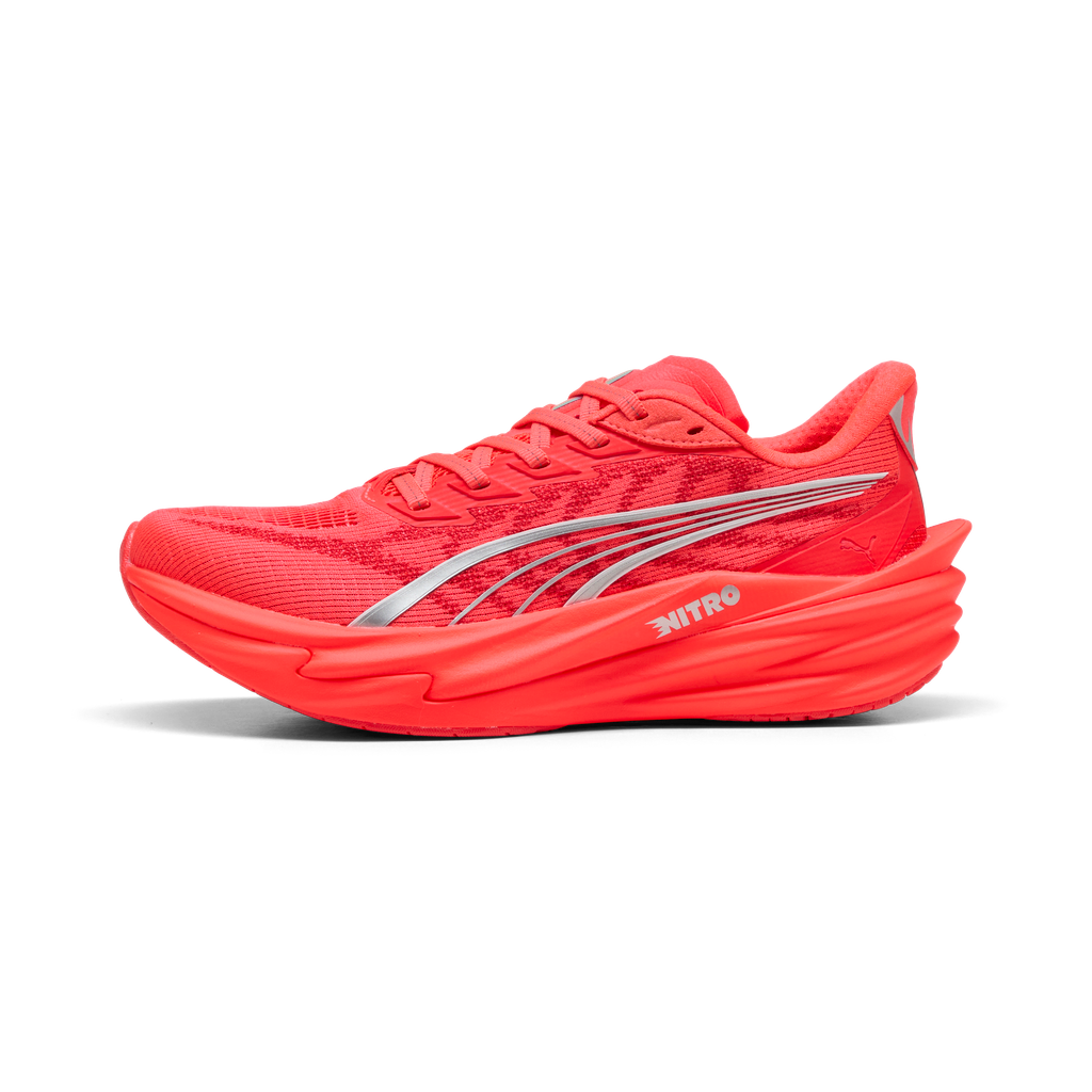 Puma Womens Deviate NITRO 4 - Ultra Red/Puma Silver - Neutral - AW26