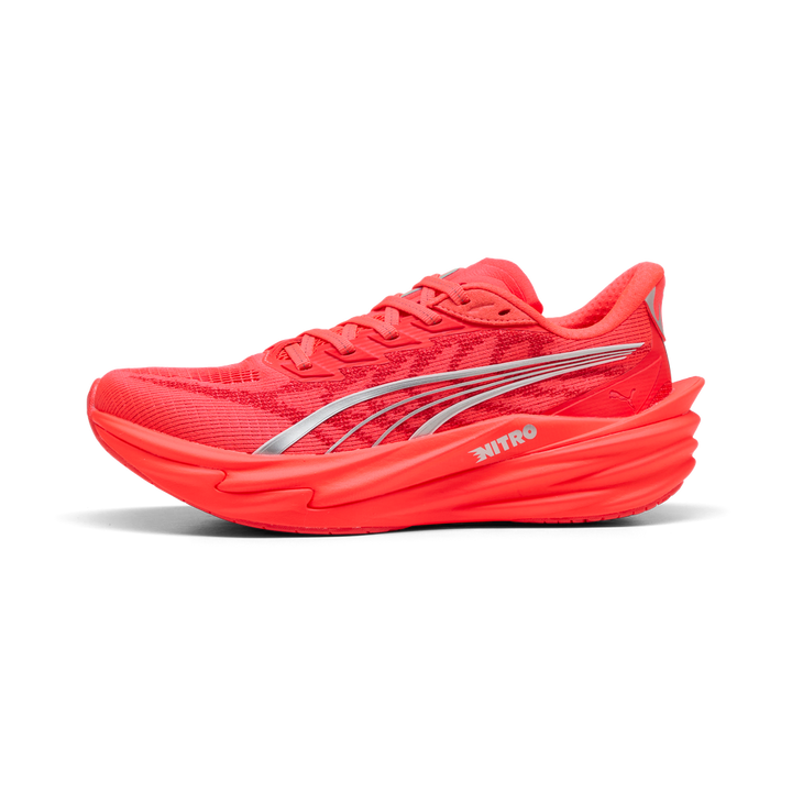 Puma Womens Deviate NITRO 4 - Ultra Red/Puma Silver - Neutral - AW26