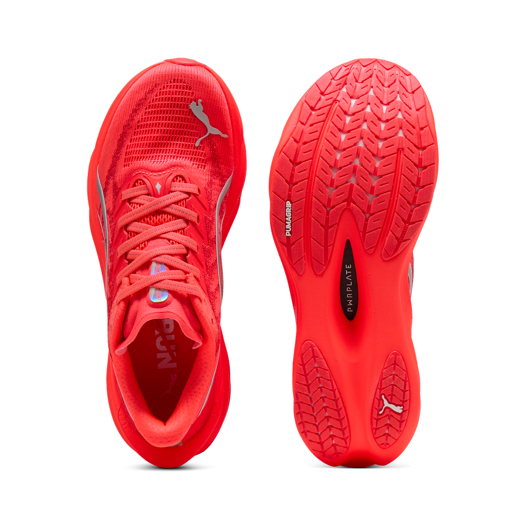 Puma Womens Deviate NITRO 4 - Ultra Red/Puma Silver - Neutral - AW26