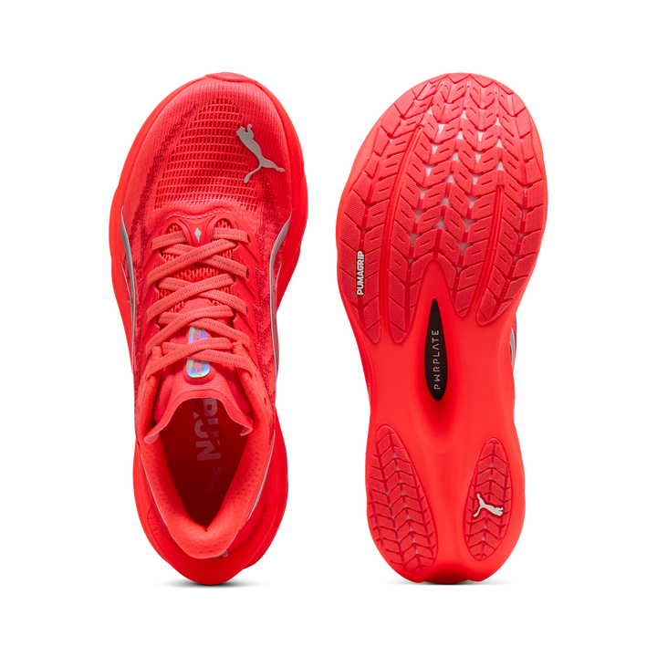 Puma Womens Deviate NITRO 4 - Ultra Red/Puma Silver - Neutral - AW26