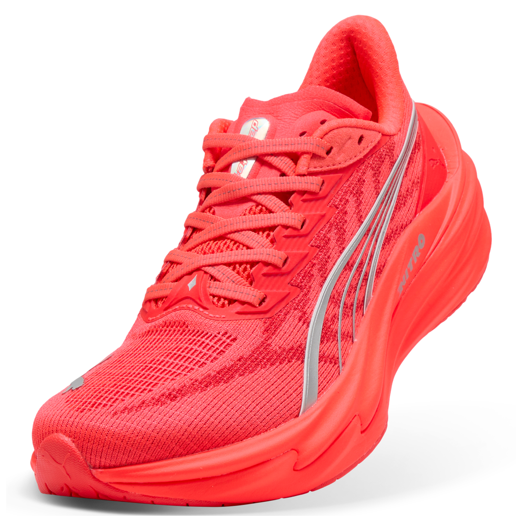 Puma Womens Deviate NITRO 4 - Ultra Red/Puma Silver - Neutral - AW26