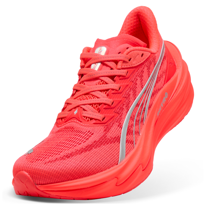 Puma Womens Deviate NITRO 4 - Ultra Red/Puma Silver - Neutral - AW26