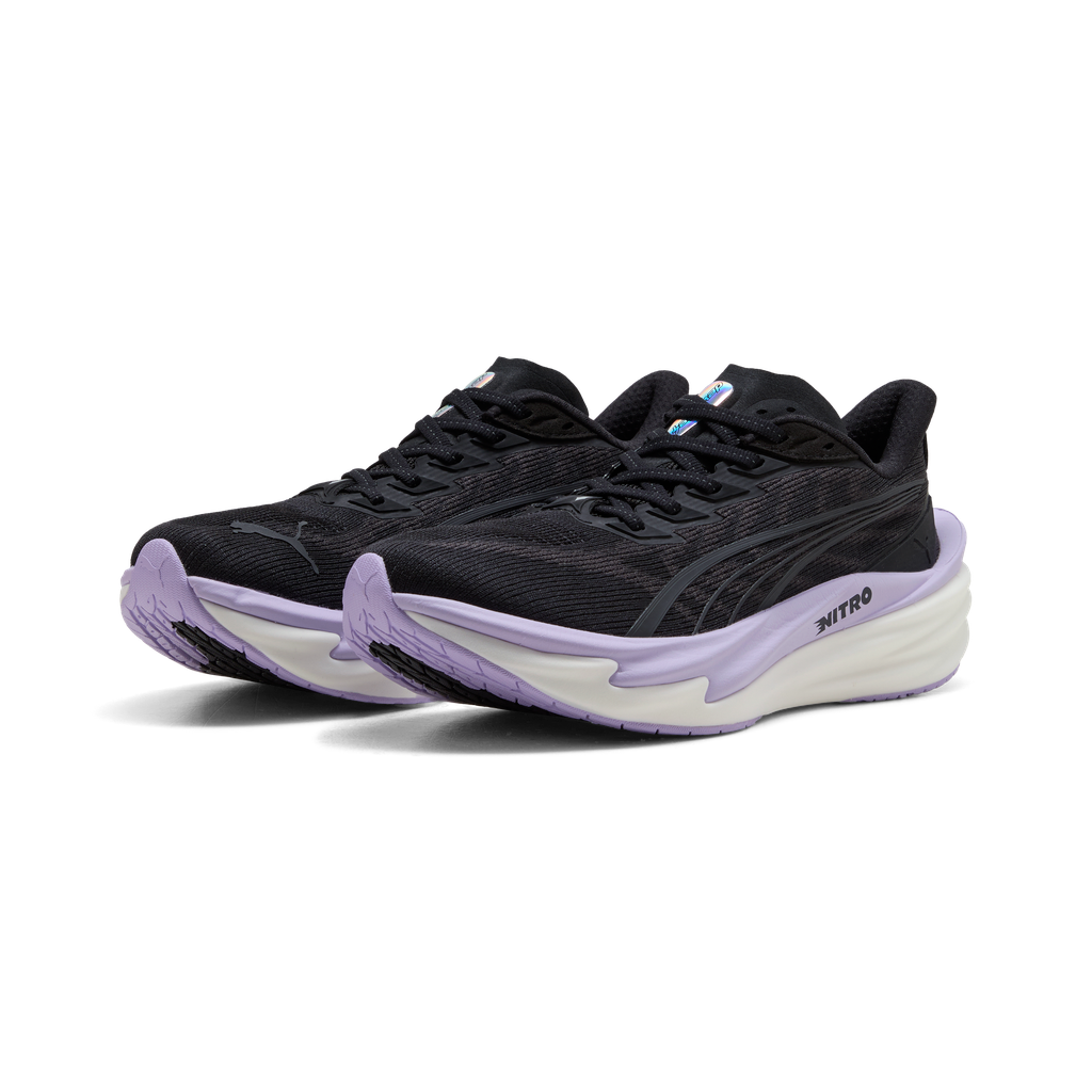 Puma Womens Deviate NITRO 4 - Puma Black/Light Lavender - Neutral - AW26