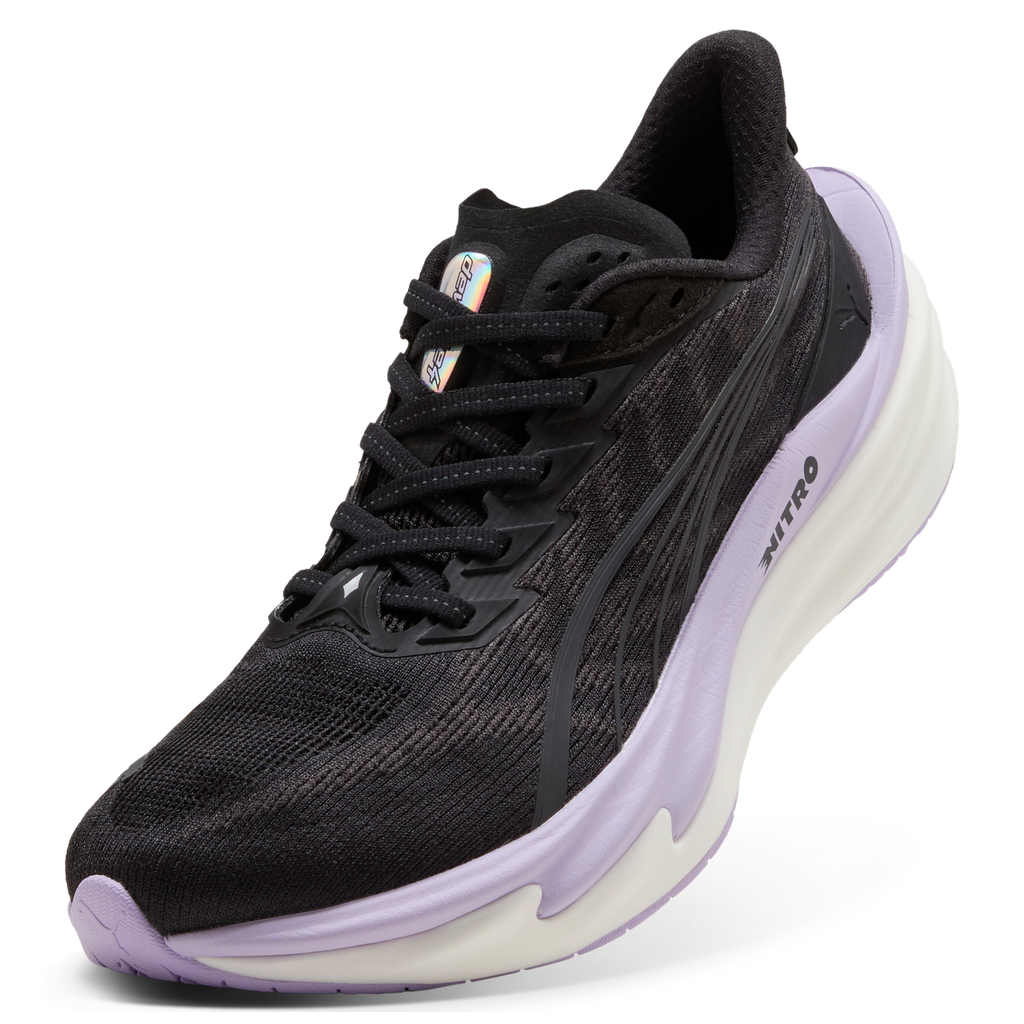Puma Womens Deviate NITRO 4 - Puma Black/Light Lavender - Neutral - AW26