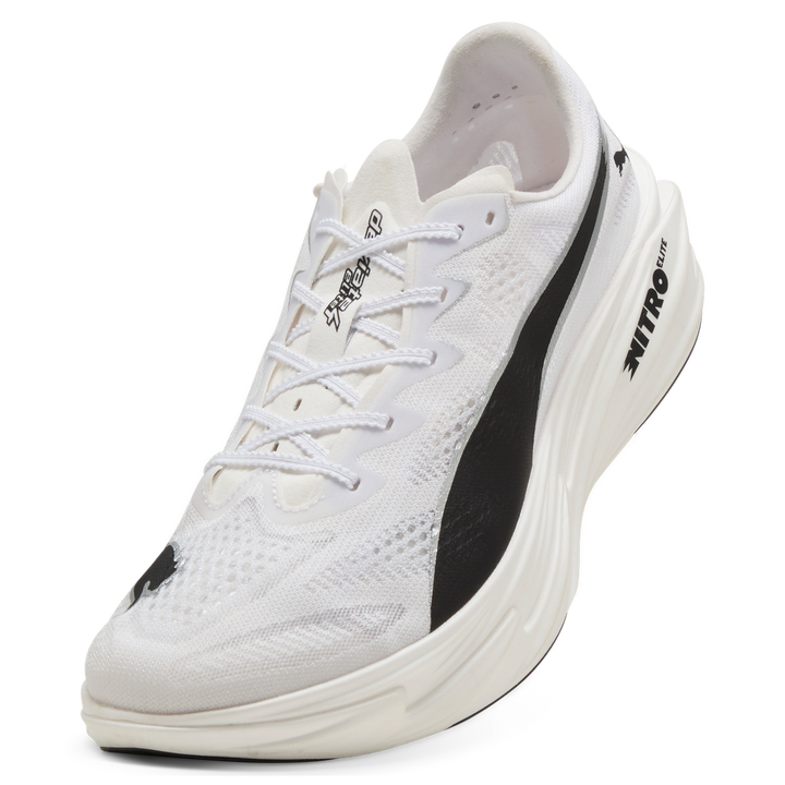 Puma Mens Deviate NITRO Elite 4 - Puma White/Puma Black - Neutral - SS26