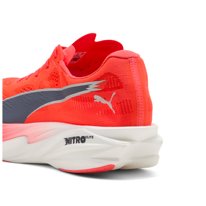Puma Mens Deviate NITRO Elite 4 - Ultra Red/Inky Depths/Puma White - Neutral - AW26