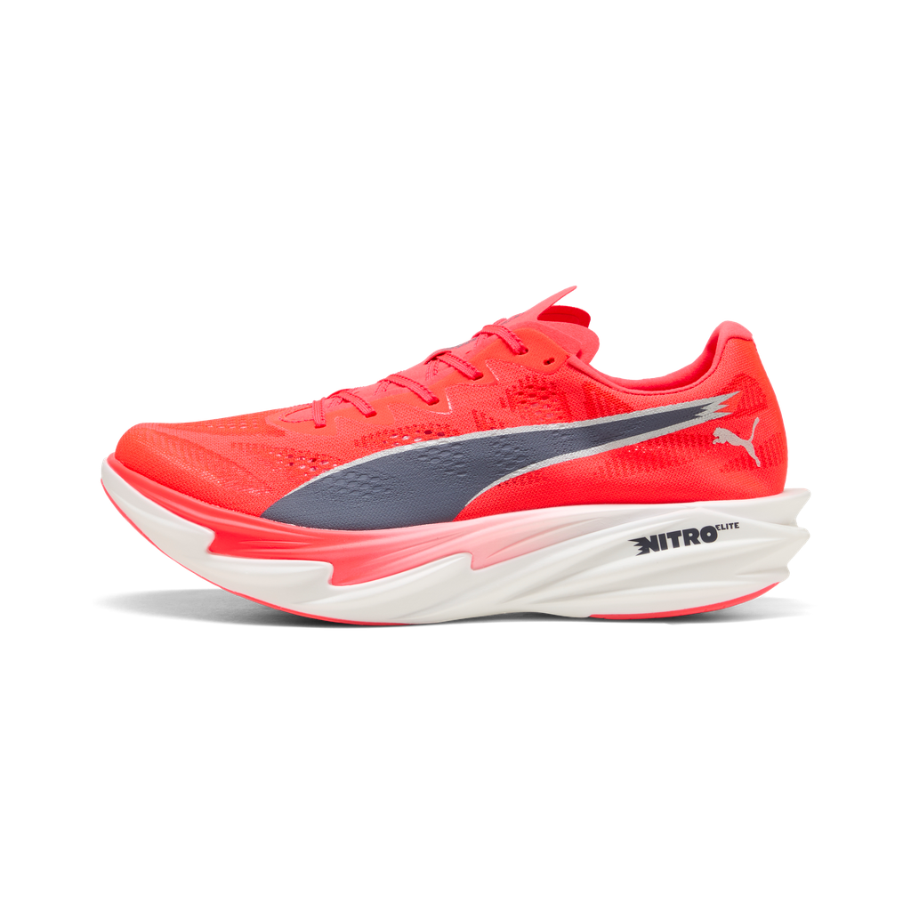 Puma Mens Deviate NITRO Elite 4 - Ultra Red/Inky Depths/Puma White - Neutral - AW26