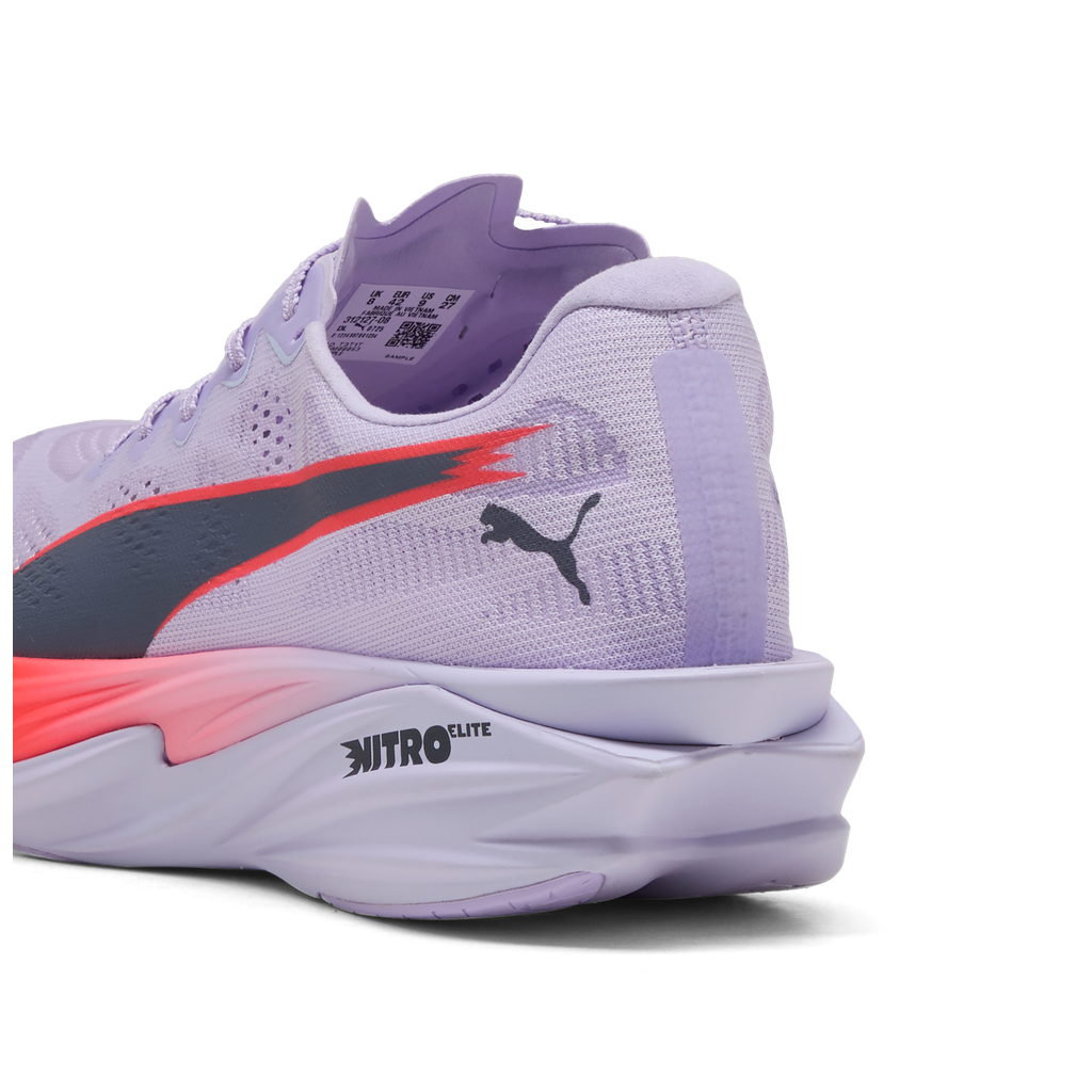 Puma Mens Deviate NITRO Elite 4 - Light Lavender/Ultra Red/Inky Depths - Neutral - AW26