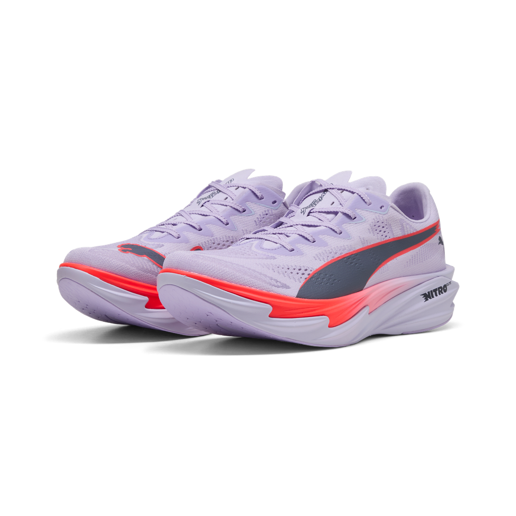 Puma Mens Deviate NITRO Elite 4 - Light Lavender/Ultra Red/Inky Depths - Neutral - AW26