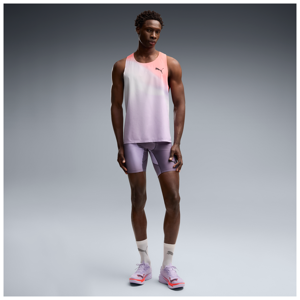 Puma Mens Deviate NITRO Elite 4 - Light Lavender/Ultra Red/Inky Depths - Neutral - AW26