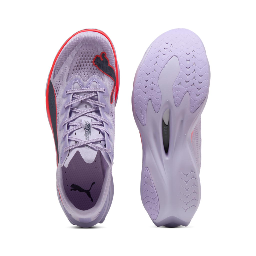 Puma Mens Deviate NITRO Elite 4 - Light Lavender/Ultra Red/Inky Depths - Neutral - AW26