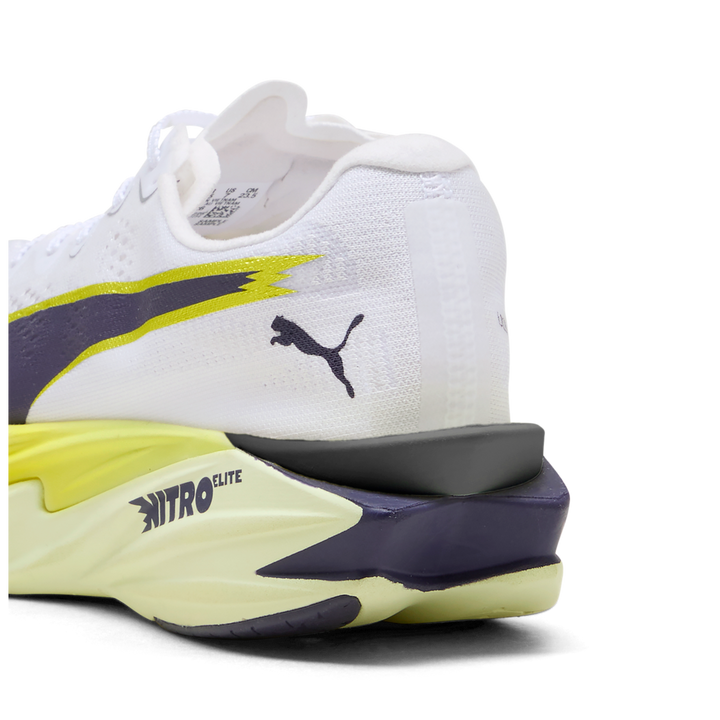Puma Womens Deviate NITRO Elite 4 - Puma White/Apple Spritz/Lux Lime - Neutral - SS26