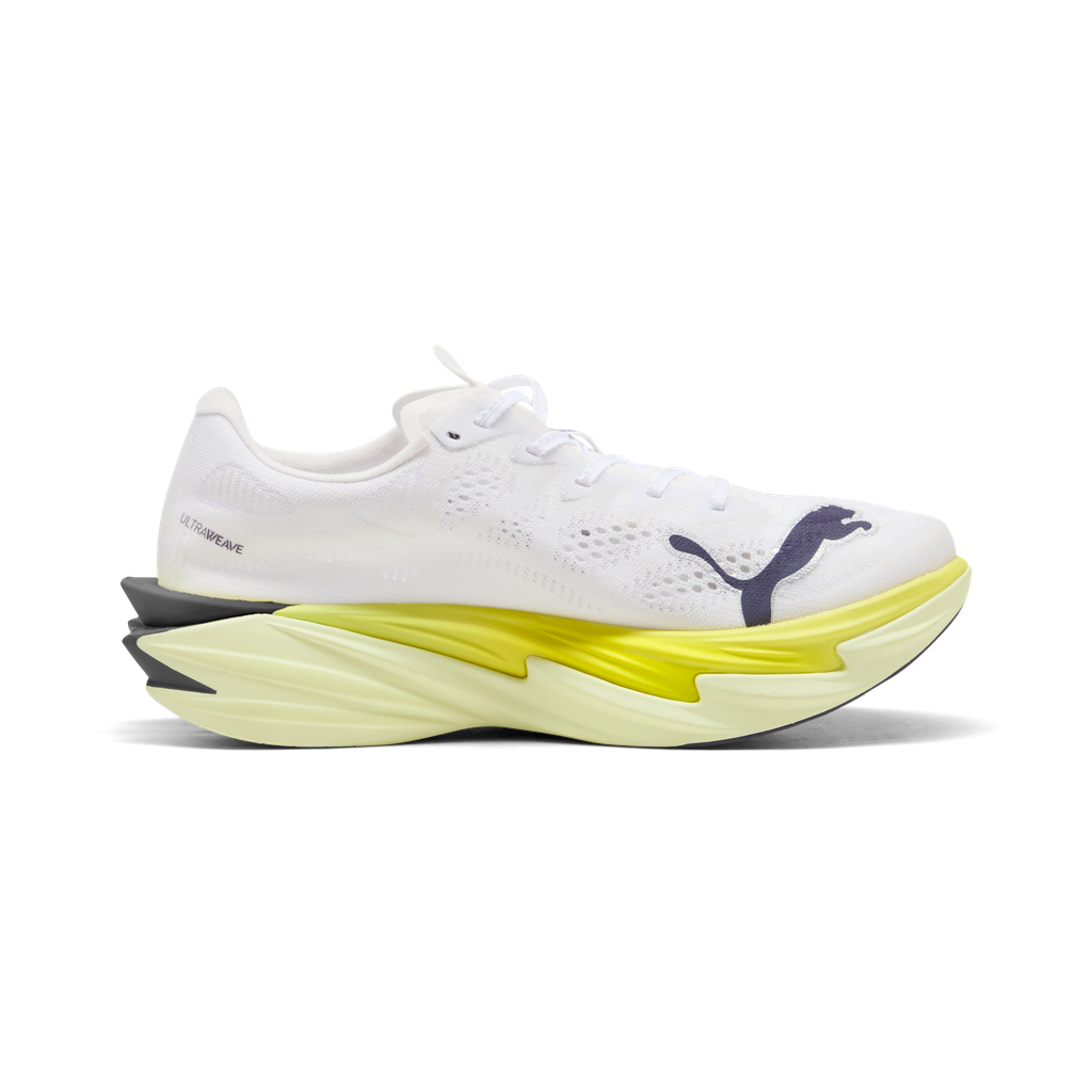 Puma Womens Deviate NITRO Elite 4 - Puma White/Apple Spritz/Lux Lime - Neutral - SS26