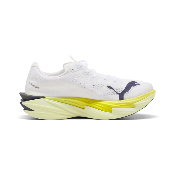 Puma Womens Deviate NITRO Elite 4 - Puma White/Apple Spritz/Lux Lime - Neutral - SS26