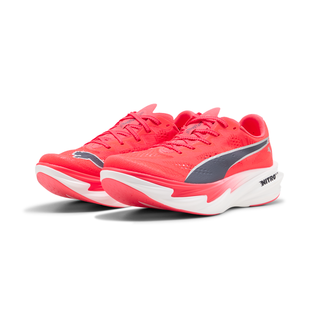 Puma Womens Deviate NITRO Elite 4 - Ultra Red/Inky Depths/Puma White - Neutral - AW26