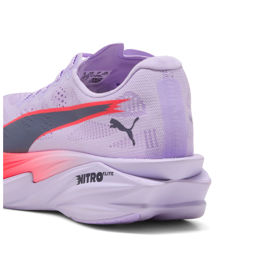 Puma Womens Deviate NITRO Elite 4 - Light Lavender/Ultra Red/Inky Depths - Neutral - AW26