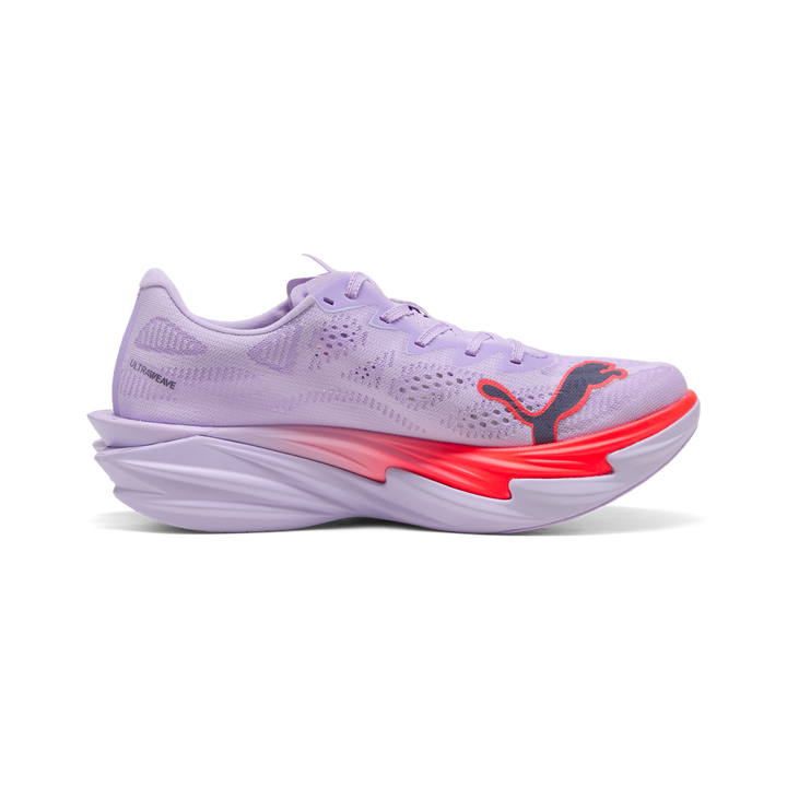 Puma Womens Deviate NITRO Elite 4 - Light Lavender/Ultra Red/Inky Depths - Neutral - AW26