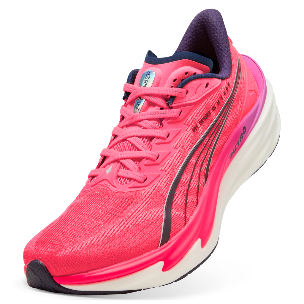 Puma Mens Deviate NITRO 4 x HYROX - Puma White/Electric Orchid/Pure Pink - Neutral - SS26