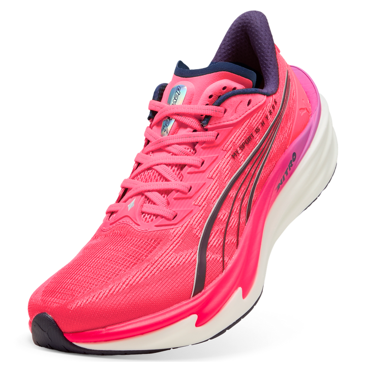 Puma Mens Deviate NITRO 4 x HYROX - Puma White/Electric Orchid/Pure Pink - Neutral - SS26