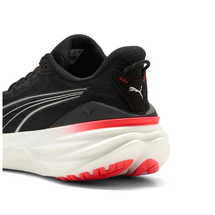 Puma Mens ForeverRun NITRO 3 - Puma Black/Ultra Red - Stability - AW26