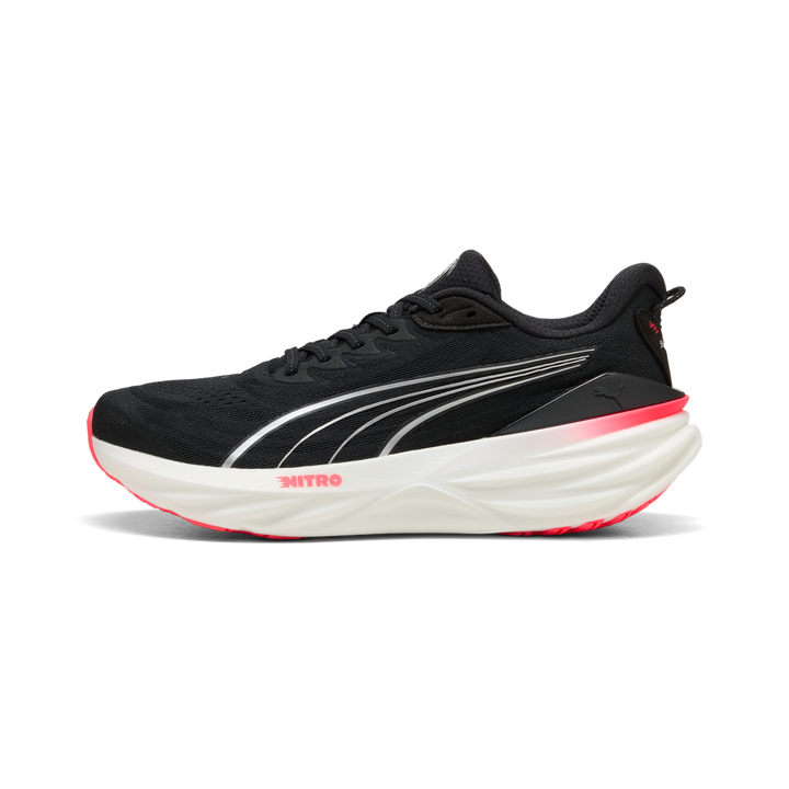 Puma Mens ForeverRun NITRO 3 - Puma Black/Ultra Red - Stability - AW26