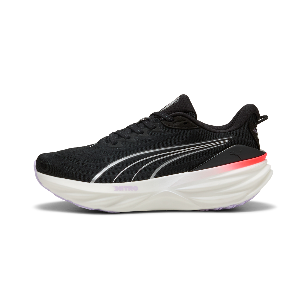 Puma Womens ForeverRun NITRO 3 - Puma Black/Light Lavender - Stability - AW26