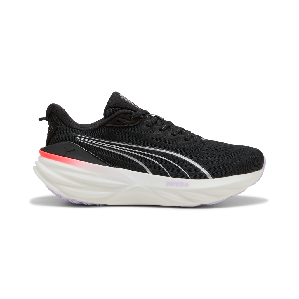 Puma Womens ForeverRun NITRO 3 - Puma Black/Light Lavender - Stability - AW26
