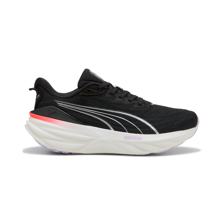 Puma Womens ForeverRun NITRO 3 - Puma Black/Light Lavender - Stability - AW26