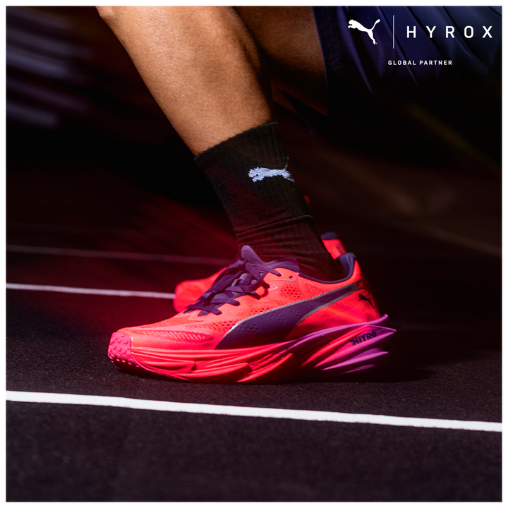 Puma Mens Deviate NITRO Elite 4 Hyrox - Pure Pink/Electric Orchid/Deep Plum - Neutral - SS26