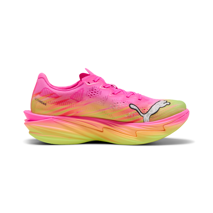Puma Womens Deviate NITRO Elite 4 ST - Poison Pink/Yellow Alert/Bright Aqua - Neutral - SS26