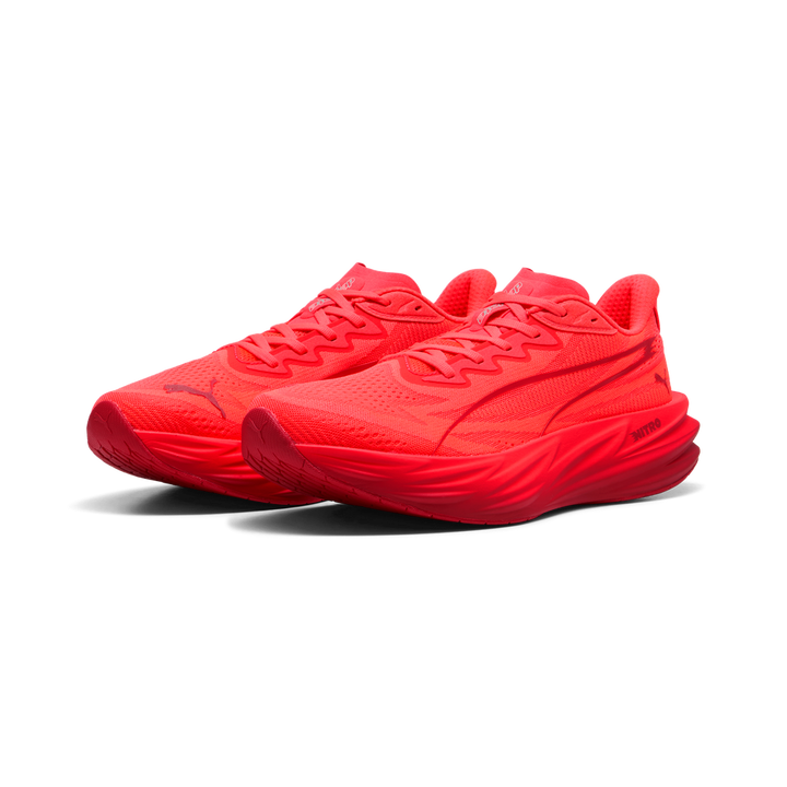 Puma Mens Deviate Pure NITRO - Ultra Red/Red Rhythm - Neutral - AW26