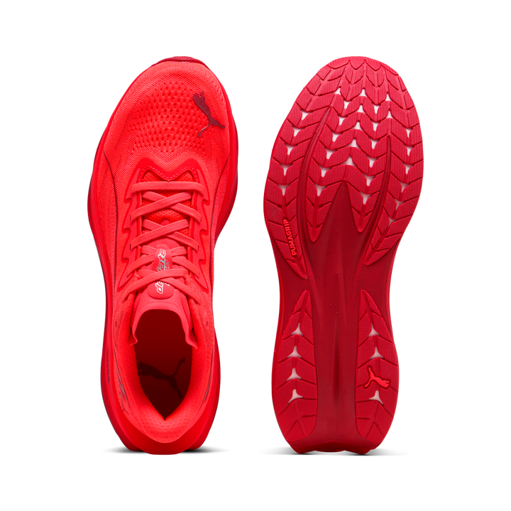 Puma Mens Deviate Pure NITRO - Ultra Red/Red Rhythm - Neutral - AW26