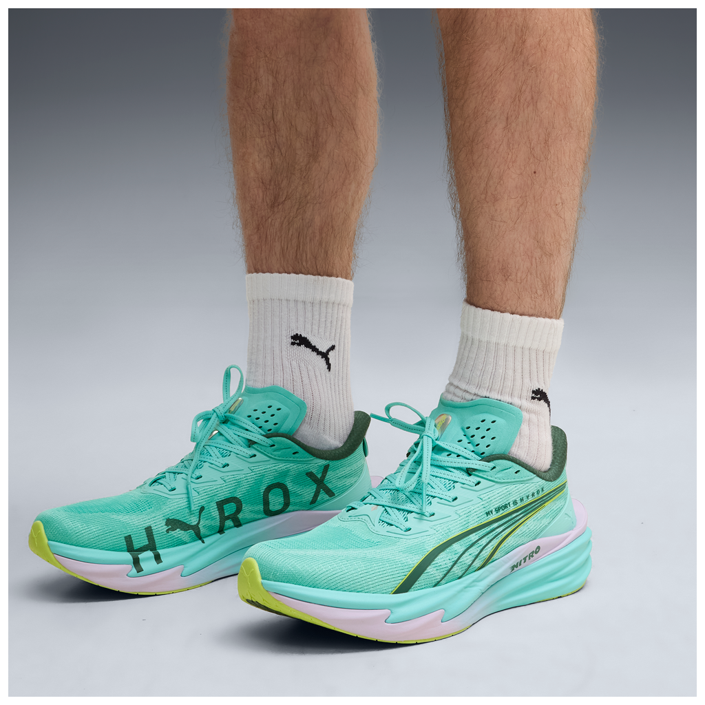 Puma Mens Deviate NITRO 4 x HYROX - Intense Mint/Light Lavender - Neutral - AW26