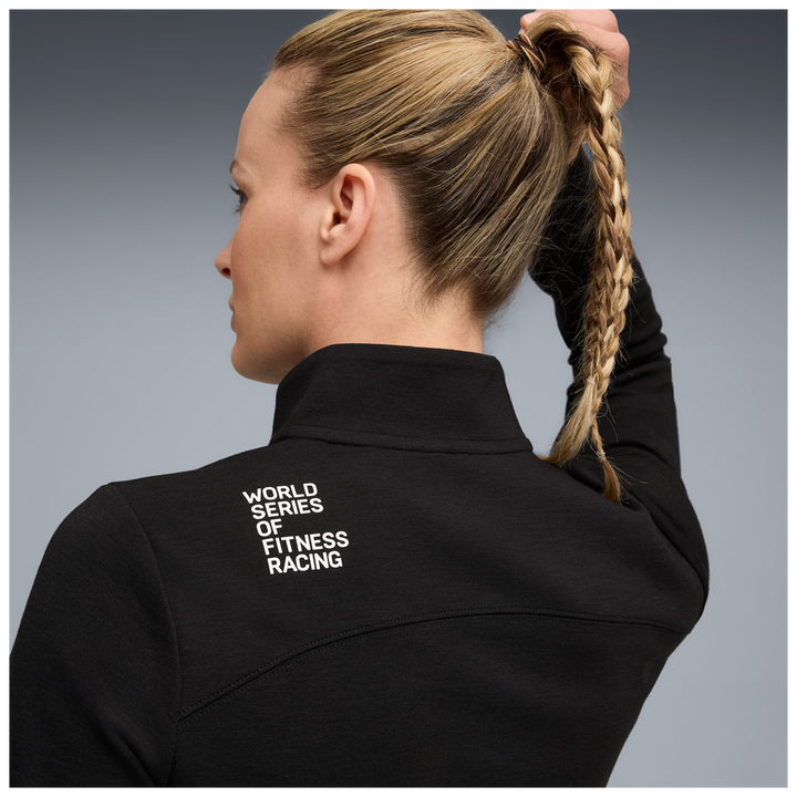 Puma x Hyrox Womens Cloudspun 1/4 Zip - Puma Black - AW26