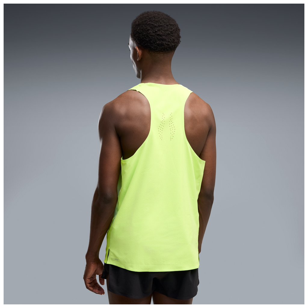 Puma Mens Lightspeed Ultraweave Graphic Singlet - Sunny Lime - AW26
