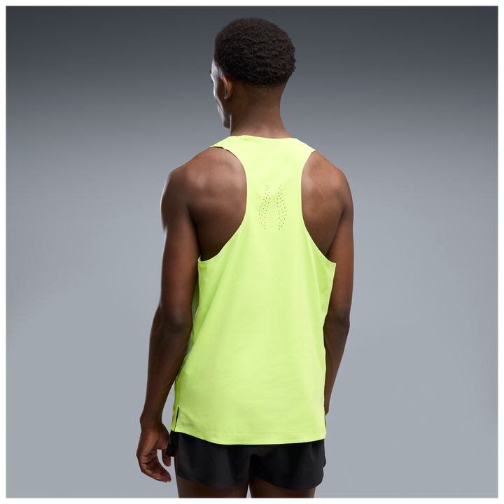 Puma Mens Lightspeed Ultraweave Graphic Singlet - Sunny Lime - AW26