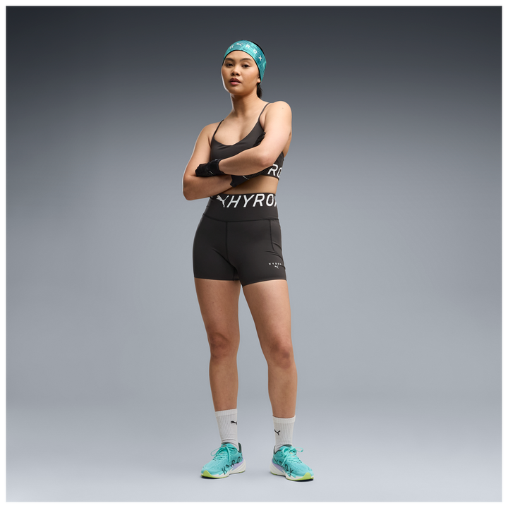 Puma x Hyrox Womens PWRMODE 4" Short Tight - Puma Black - AW26