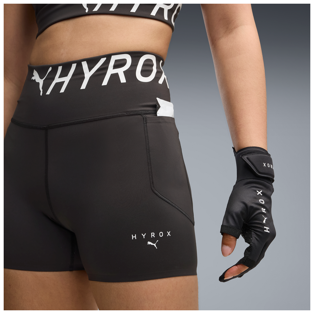 Puma x Hyrox Womens PWRMODE 4" Short Tight - Puma Black - AW26