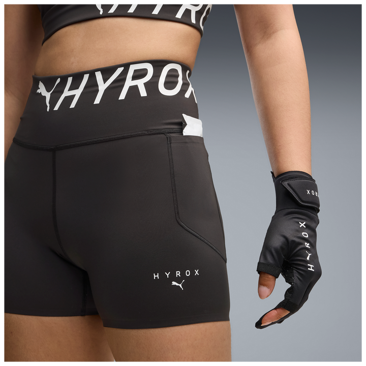 Puma x Hyrox Womens PWRMODE 4" Short Tight - Puma Black - AW26