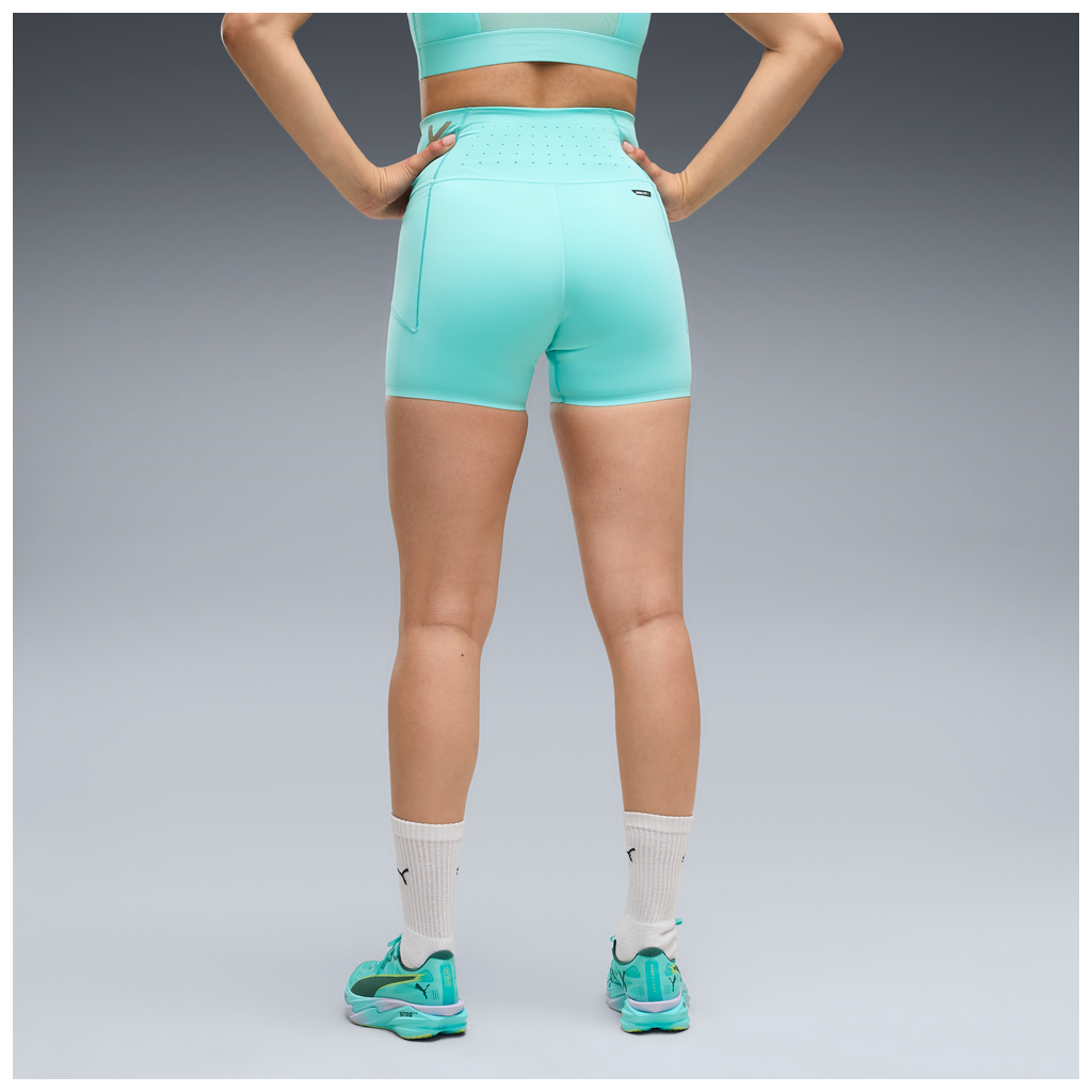Puma x Hyrox Womens PWRMODE 4" Short Tight - Intense Mint - AW26