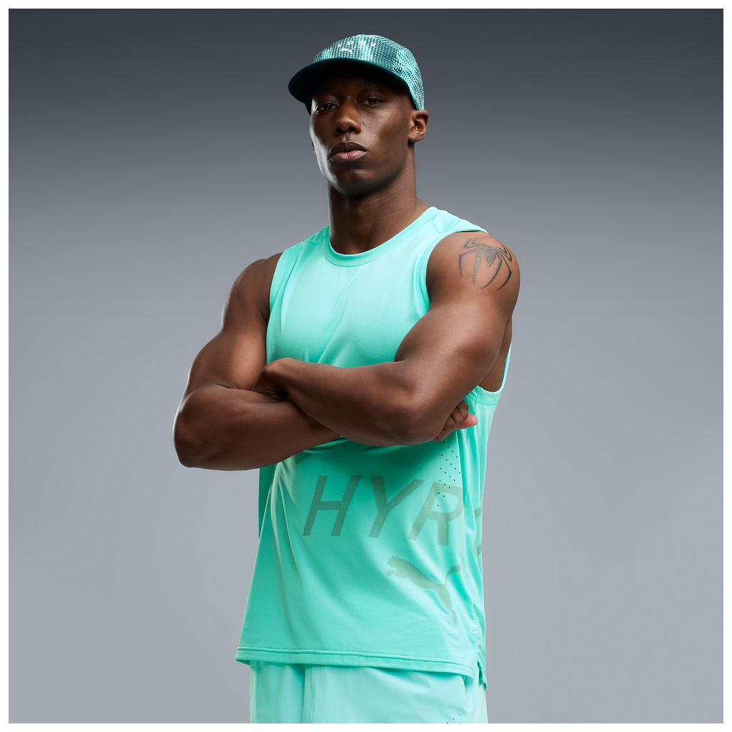 Puma x Hyrox Mens PWRMODE Training Tank - Intense Mint - AW26