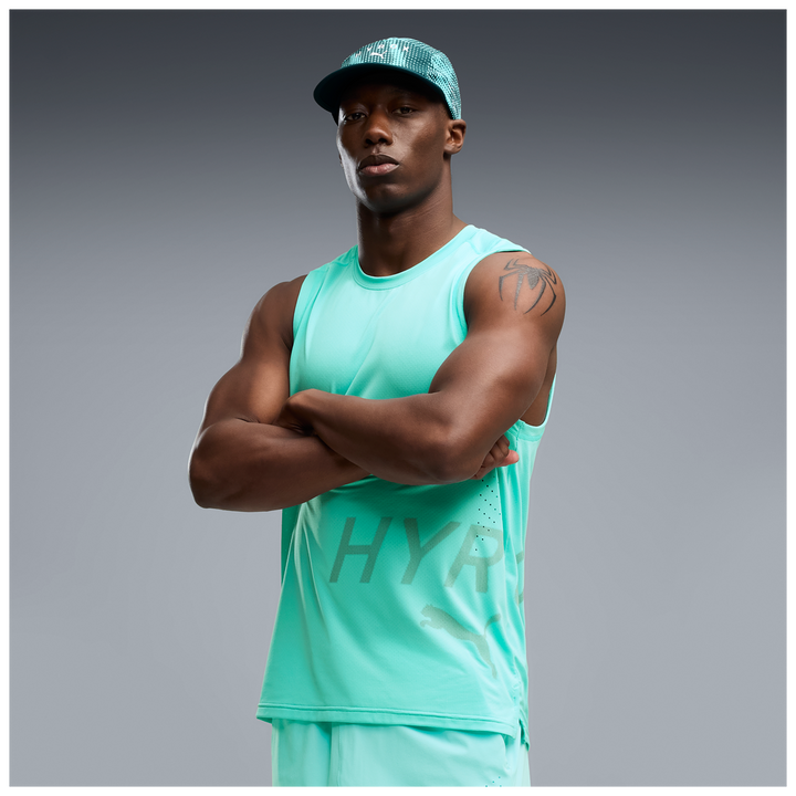 Puma x Hyrox Mens PWRMODE Training Tank - Intense Mint - AW26
