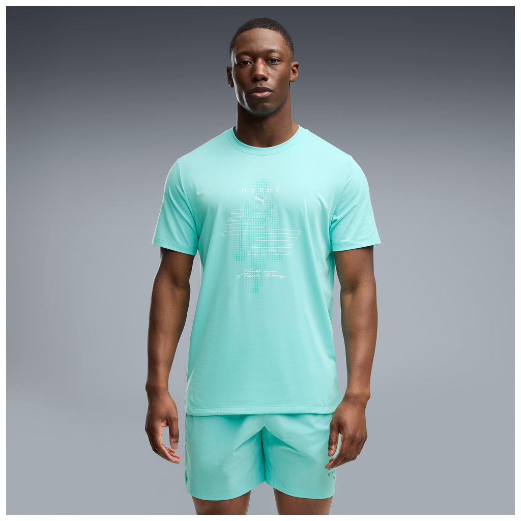 Puma x Hyrox Mens Cloudspun Thermoadapt Tee - Intense Mint - AW26