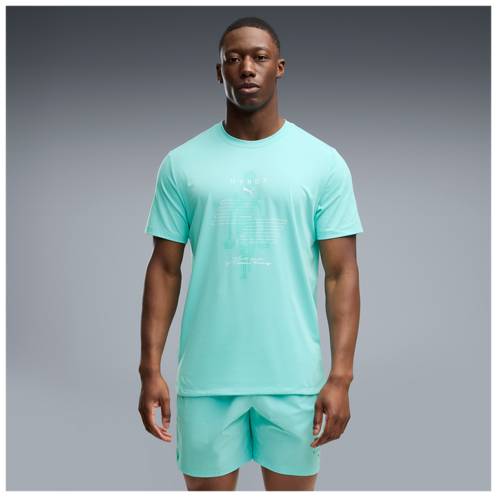 Puma x Hyrox Mens Cloudspun Thermoadapt Tee - Intense Mint - AW26