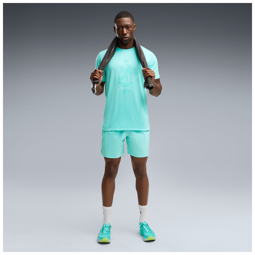 Puma x Hyrox Mens Cloudspun Thermoadapt Tee - Intense Mint - AW26