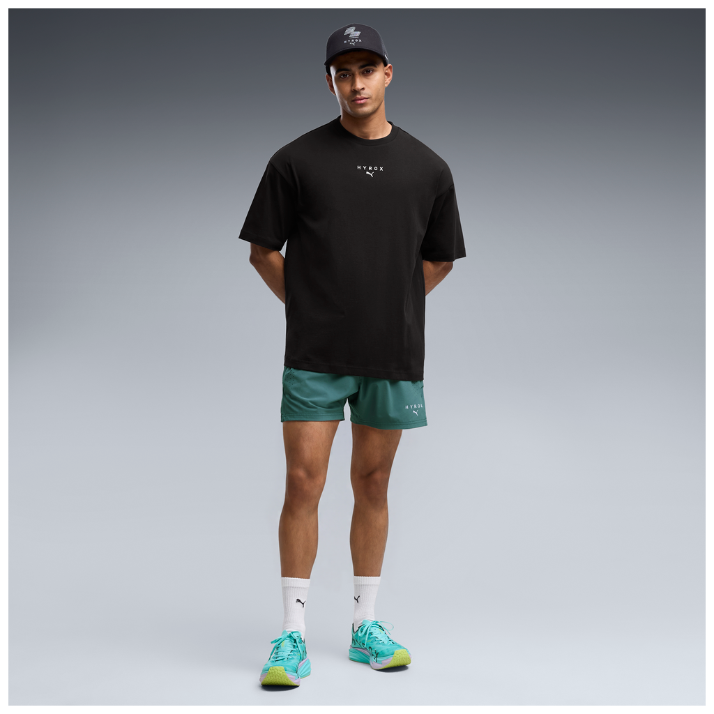 Puma x Hyrox Mens Lifestyle Oversize Tee - Puma Black - AW26