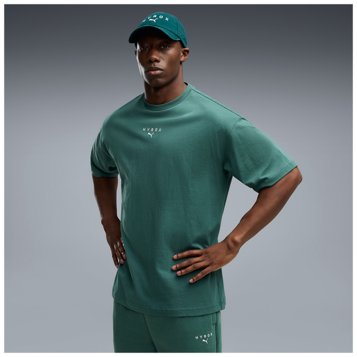 Puma x Hyrox Mens Lifestyle Oversize Tee - Herb Garden - AW26