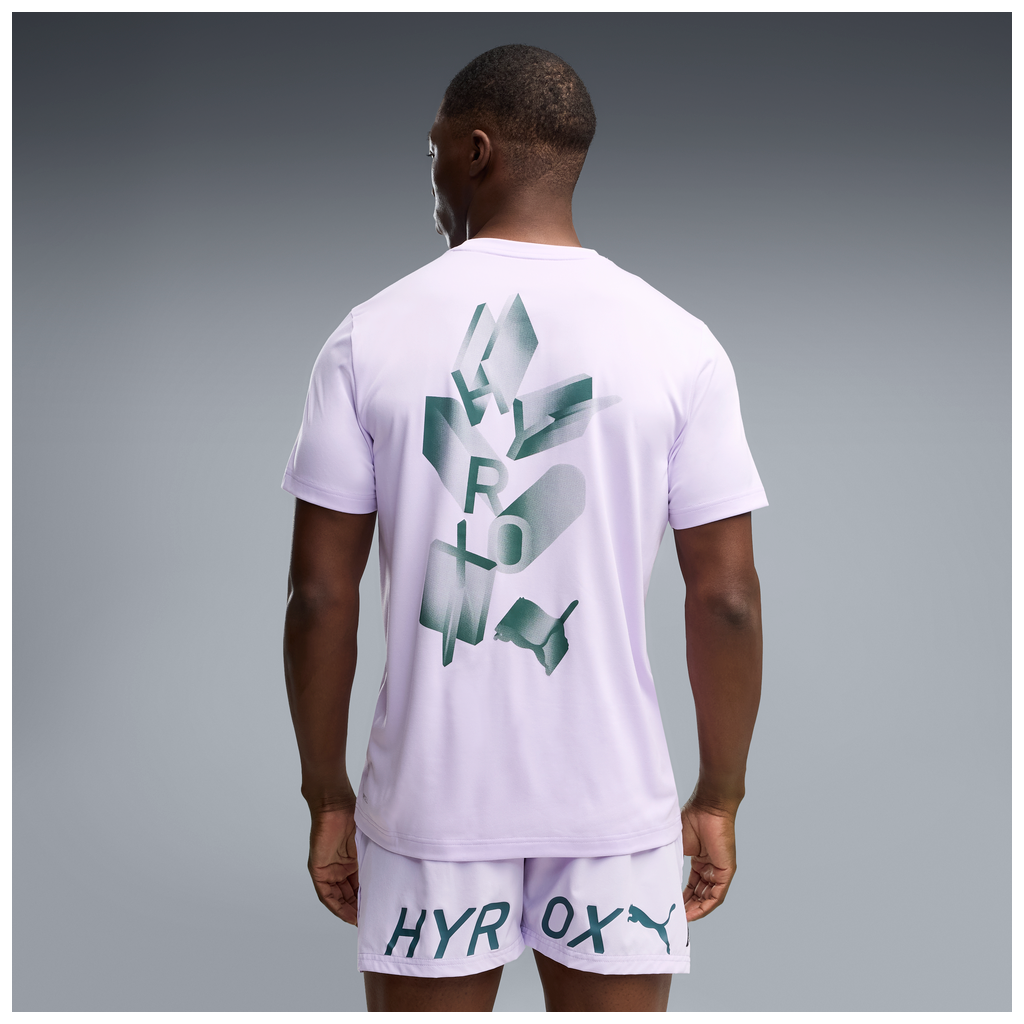 Puma x Hyrox Mens Graphic Tee - Light Lavender - AW26